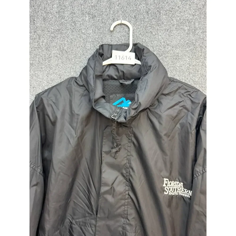 Tri-Mountain Florida Southern Athletic Training Men's L Black Windbreaker Jacket
